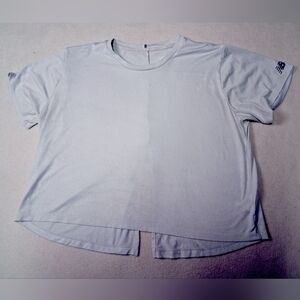 New Balance Heather Gray Running Shirt